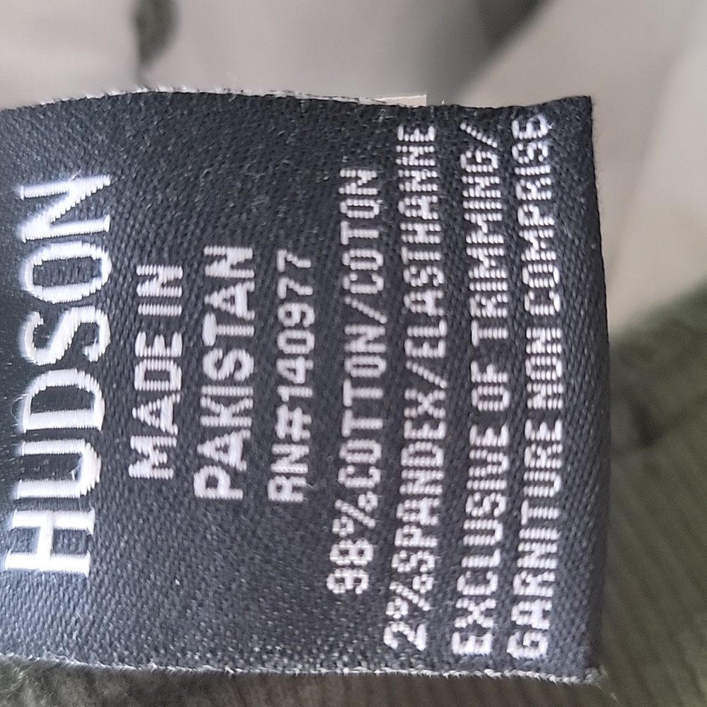 HUDSON KIDS NeW Army Jogger Green Camouflage Elastic Drawstring Waist Pants Sz L - Picture 6 of 10